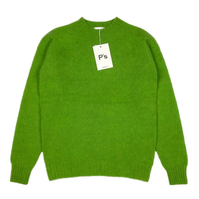 President’s Green Brushed Crew Sweater