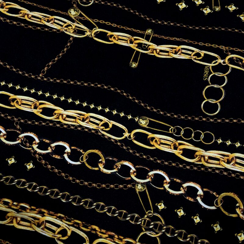 Versace Versus Gold Chain Patter Sweatshirt