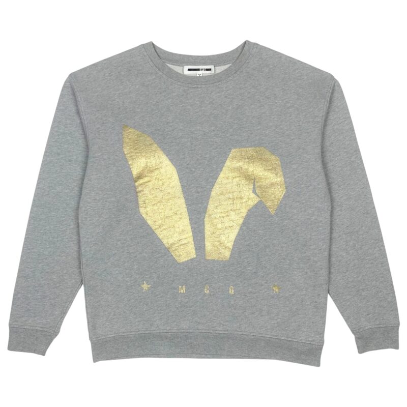 McQ by Alexander McQueen Gold Bunny Ears Sweatshirt